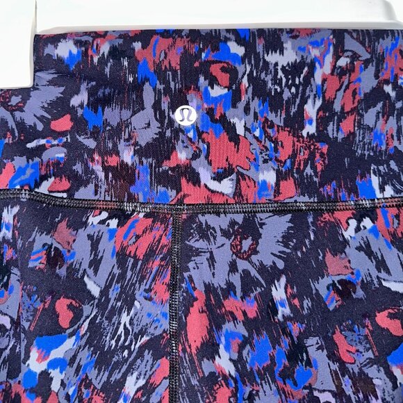 🌸 Lululemon WunderUnder High-Rise Tight 28" Luxtreme - Floral Multi Sz 8 🌸 - Picture 6 of 11